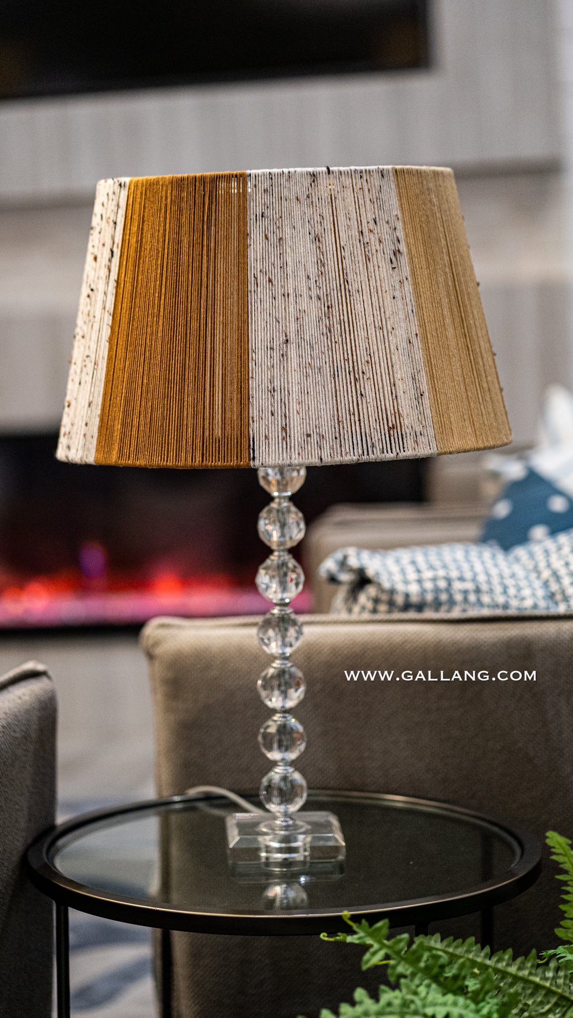 Warm neutral desk lamp